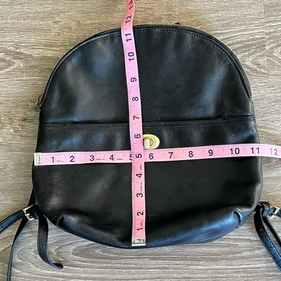Margot New York Soft Black Leather Minimalit Brooklyn Backpack
